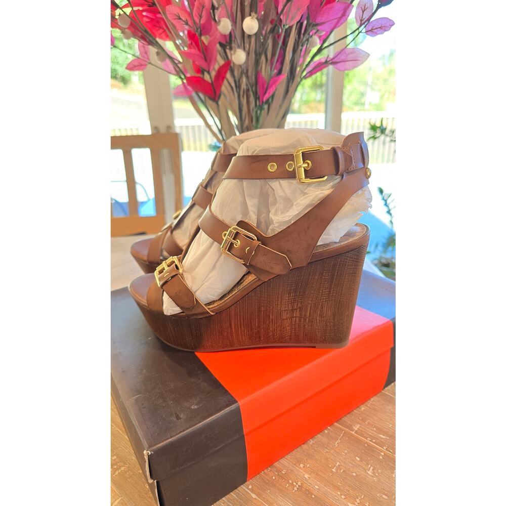 G by Guess Ganelle Platform Wedge Sz 7.5 - Picture 4 of 7